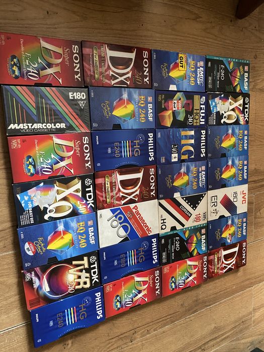 Zestaw 53 kasety VHS