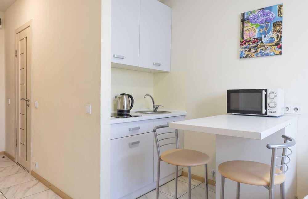 Компактна, студія в сучасному ЖК SmartHouse. Є укриття.