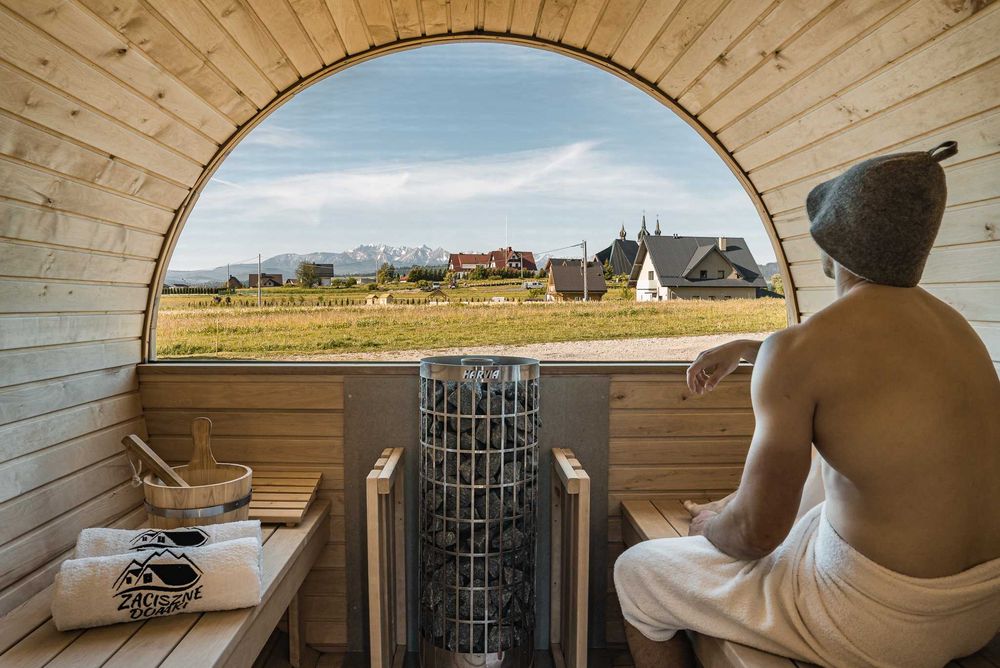 Domek domki noclegi górach Kluszkowce Pieniny Czorsztyn balia sauna