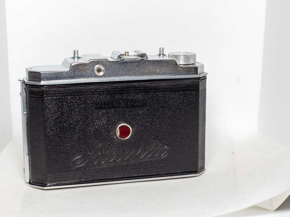 Máquina fotográfica analógica 120mm Atlantic + bolsa original