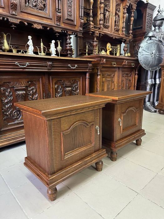 Тумба дубова приліжкова дерево 2988