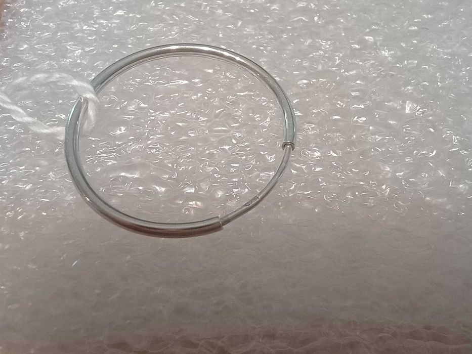 Kolczyki koła malutkie 19 mm srebrne