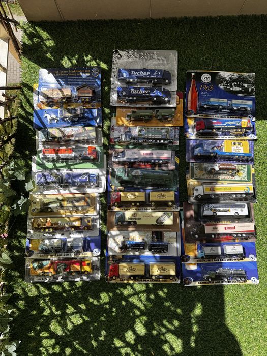 Resoraki modele ciężarówek 28 szt