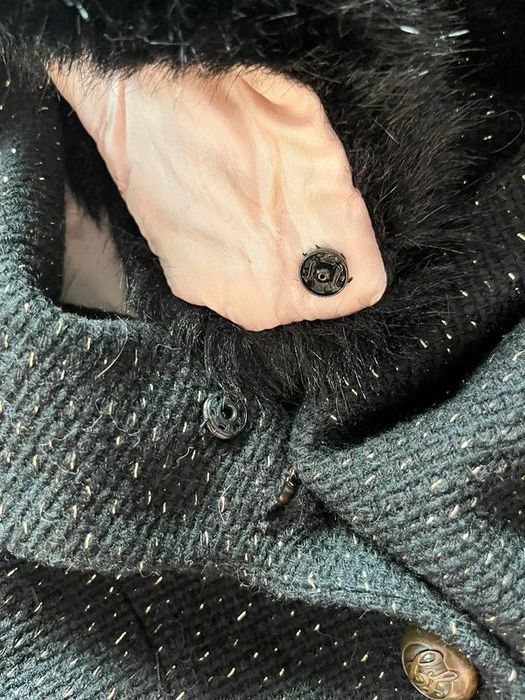 Liu jo żakiet marynarka vintage obszyta złotą nitką