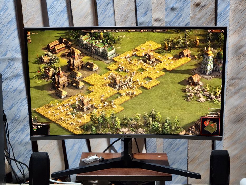 Монітор 27" Samsung вигнутий Curved LC27JG50QQI 144 Гц