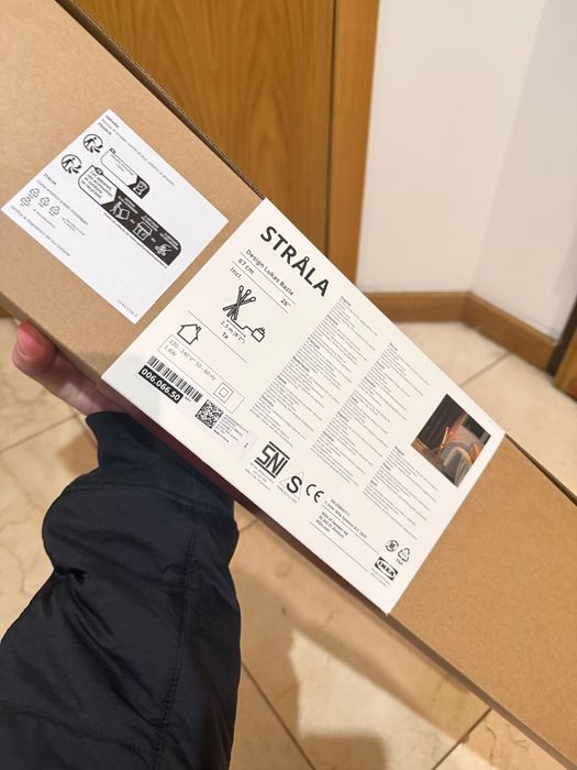 Lâmpada IKEA STRÅLA LED – 2 unidades, apenas retirada