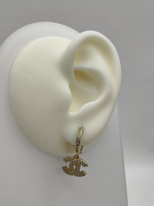 Złote Kolczyki Pr.585 Nowe Zapraszamy