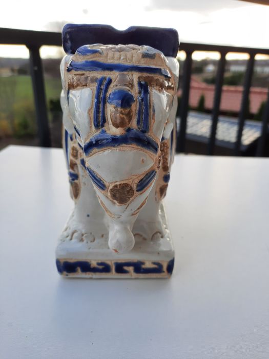 Ceramiczny słoń, figurka  vintage