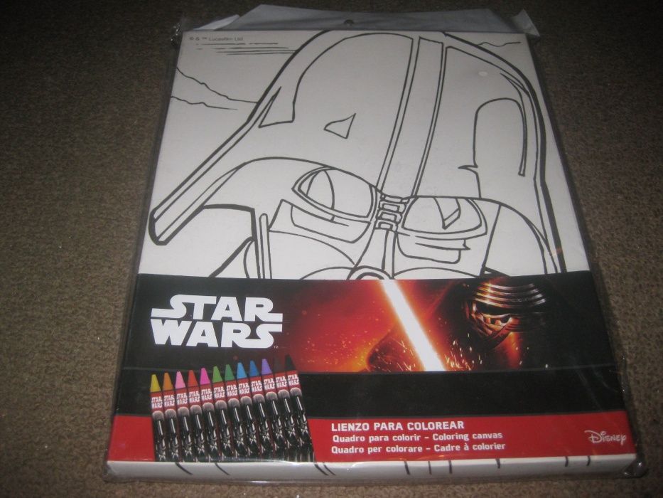 Quadro/Tela do "Star Wars" para Pintar/Novo e Embalado!