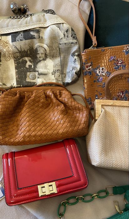 Lote conjunto malas novas revenda Marypaz artesanais