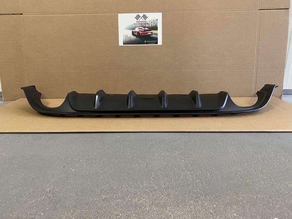 SPOILER DIFUSOR 4 SAÍDAS ESCAPE PALA ABA VW GOLF 7.5 TCR GTI R NORMAL