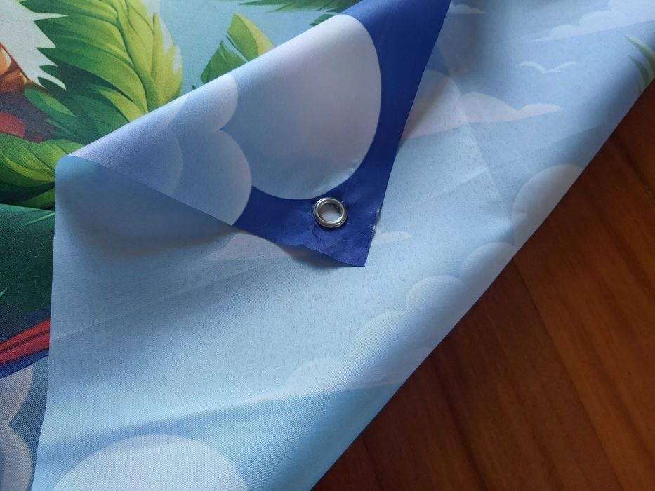 Tela Grande Aniversário tema Piratas 180x110cm