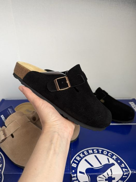 Шльопанці, клоги Birkenstock  Boston, сабо  біркеншток бостон