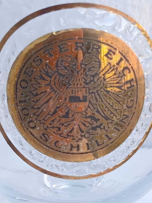 Copos antigos de coleção