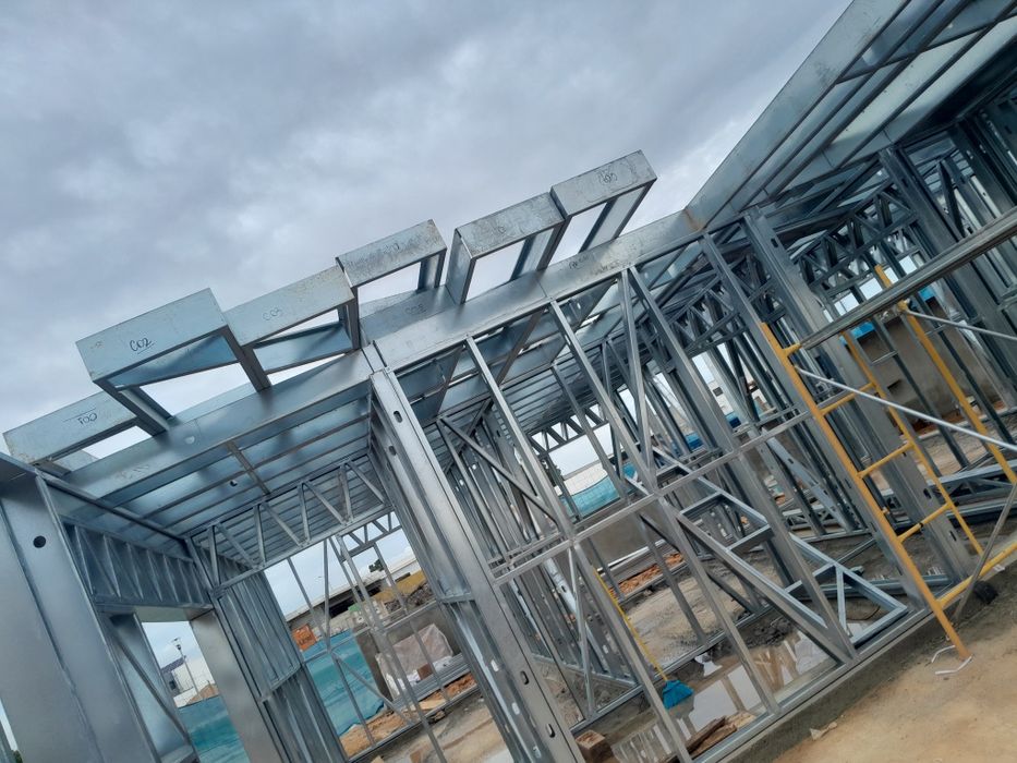 Construção de casas em LSF  e Wood frame