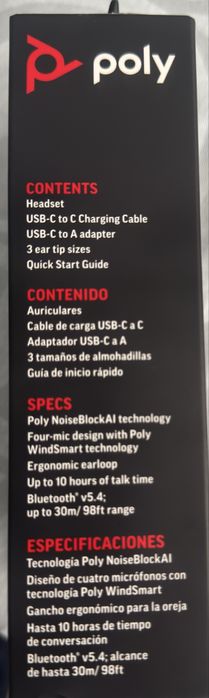 Poly auricular Bluetooth