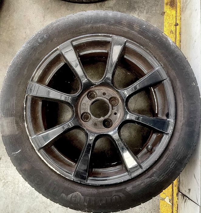 Jantes Originais Fiat 500 / Abarth 16" (Furação 4x98) + Pneus Continental
