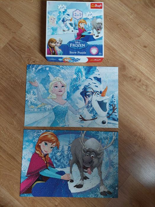 Puzzle Trefl 2 szt w 1 , 119 elementów