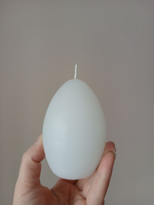 Свічка яйце біле