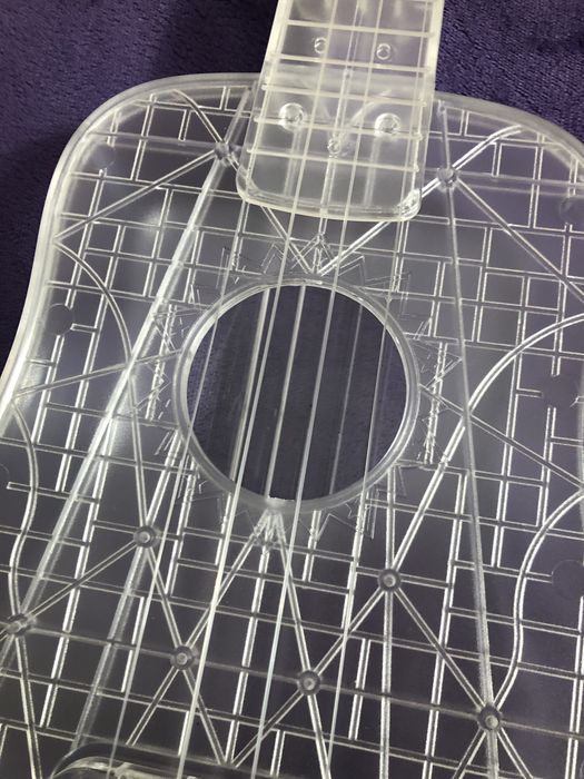 Укулеле прозора гавайська гітара маленька гітарка укулєлє гитара