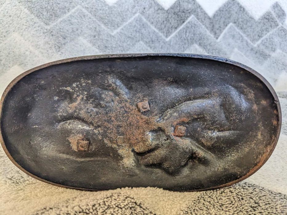 Прощание казачки статуэтка чугунная редкость Касли Куса