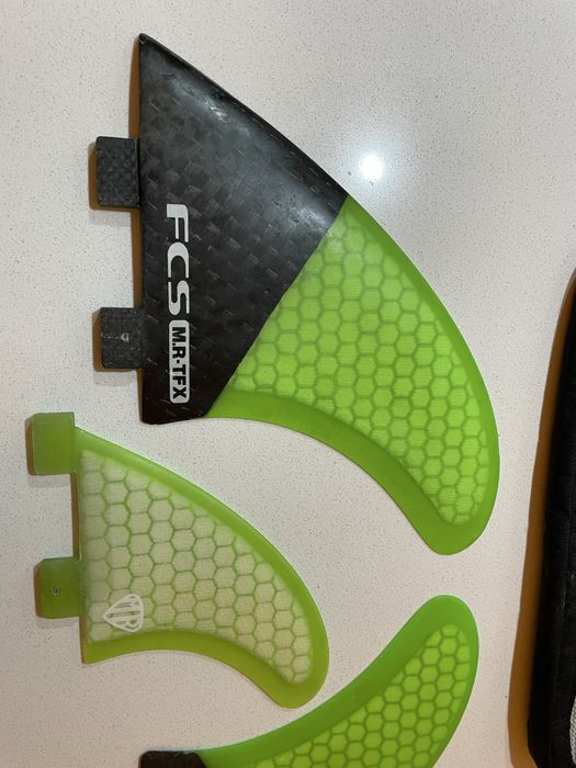 Quilhas Surf Fcs Twin + 1 Mark Richards Carbon