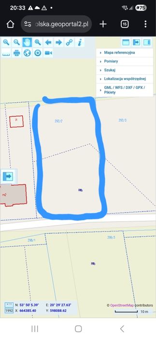 Działka budowlana Dywity na sprzedaż