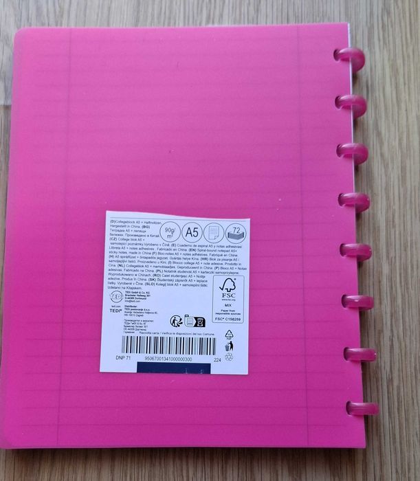 Caderno Inteligente em Rosa (Novo)