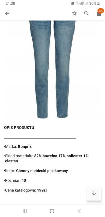 Spodnie nowe damskie 40