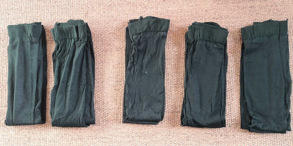 Collants senhora cor verde escuro