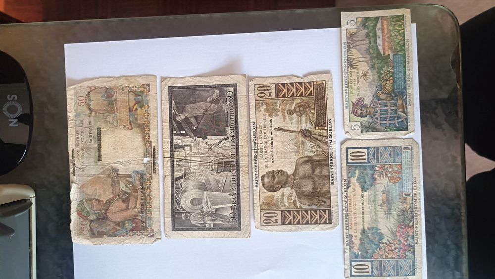 Vendo notas nacionais e estrangeiras