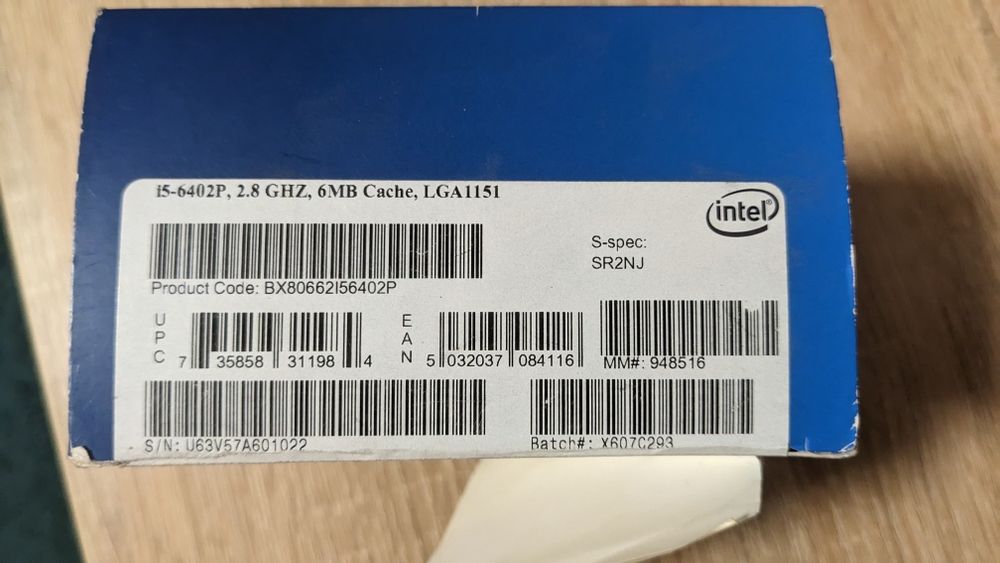 Процессор Intel core I5 6402p