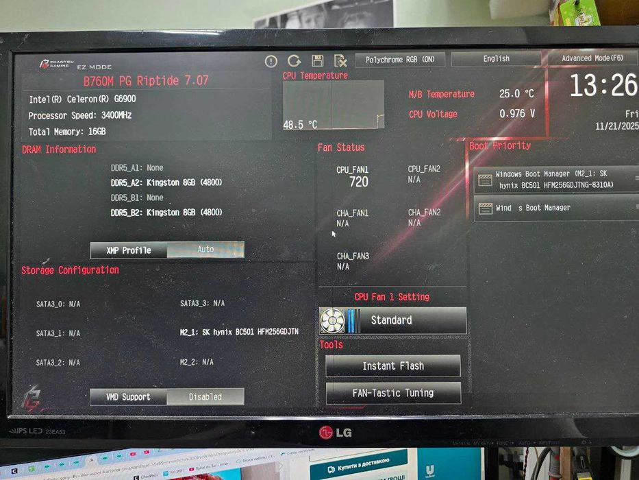 Материнська плата ASRock ‎B760M PG RIPTIDE