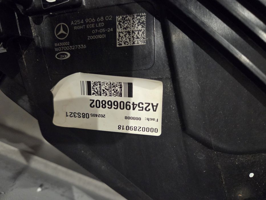 Komplet Lamp Mercedes W254 DIGITAL LIGHID