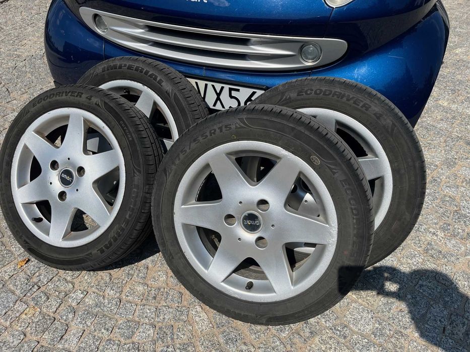 Smart nowe opony  175/55r15 + felgi gratis