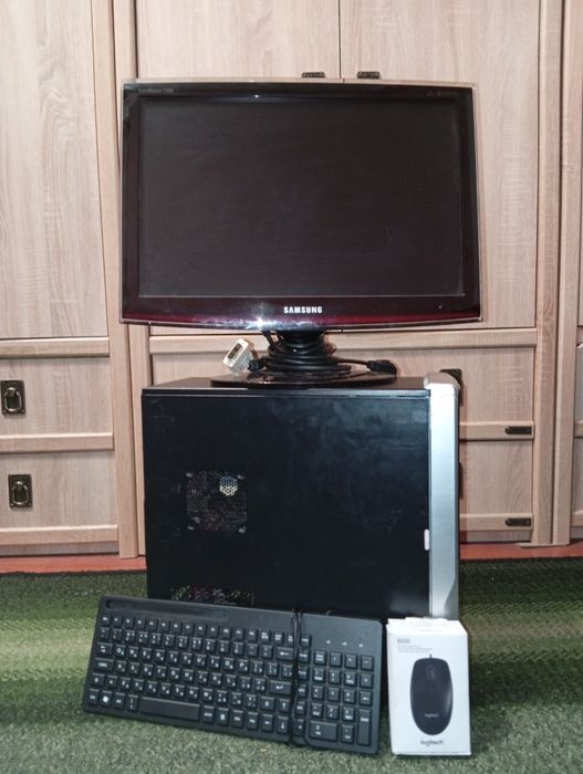 СРОЧНО!, продам ПК + монітор, клавіатура і мишка, торг