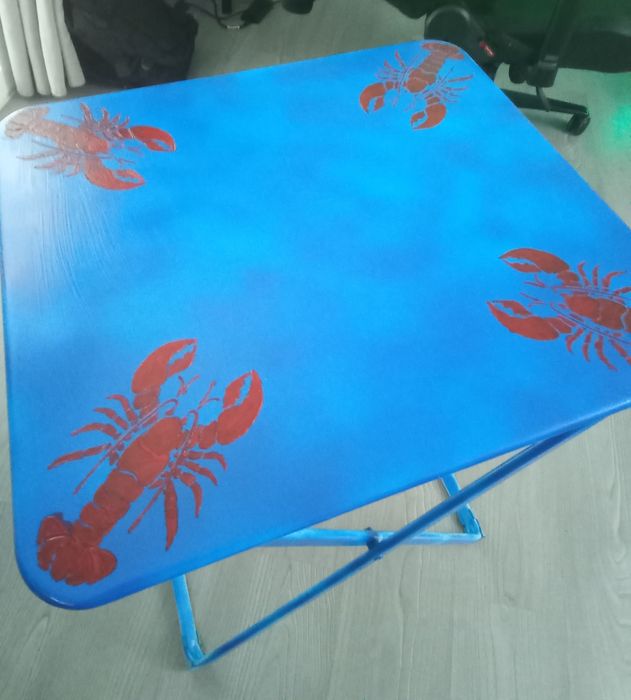 Mesa desdobrável lagosta