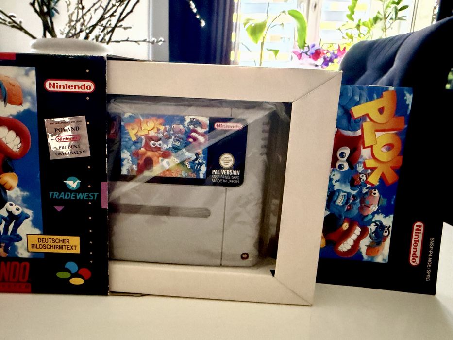 Gra Plok SNES Super Nintendo retro suoer stan  jak nowa