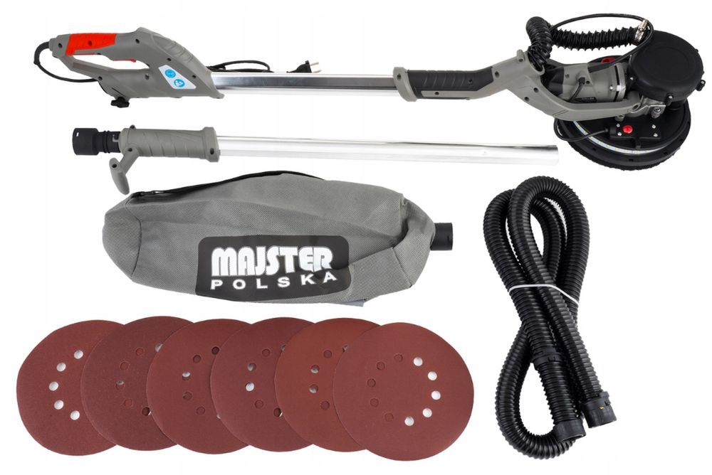 Szlifierka Żyrafa do Gipsu Gładzi Tynku Ścian 2000 W Torba Akcesoria