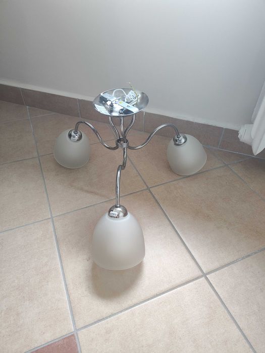Lampa Sufitowa 3 - punktowa Chrom 3xE27