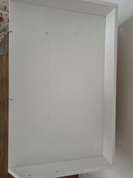 Móvel muda-fraldas IKEA branco com 2 gavetas