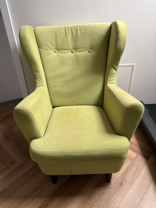 Fotel  uszak zielony