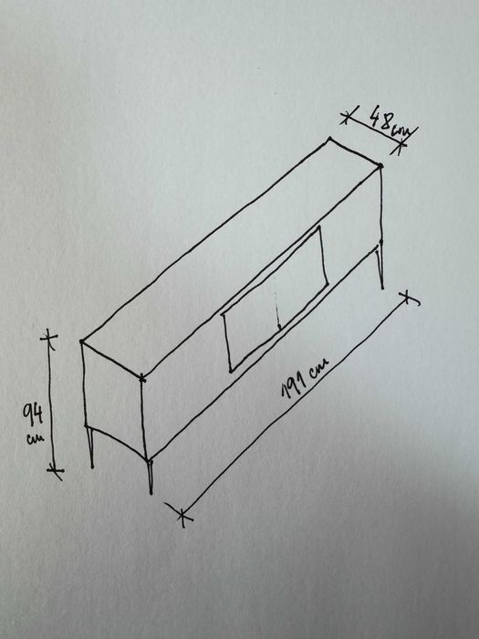 Aparador com Cristaleira