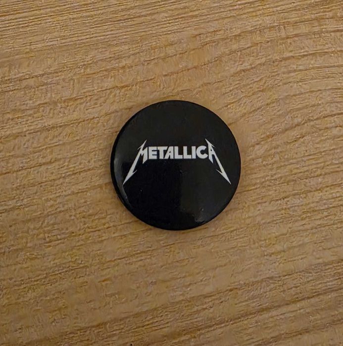 Pin Metallica - logótipo clássico
