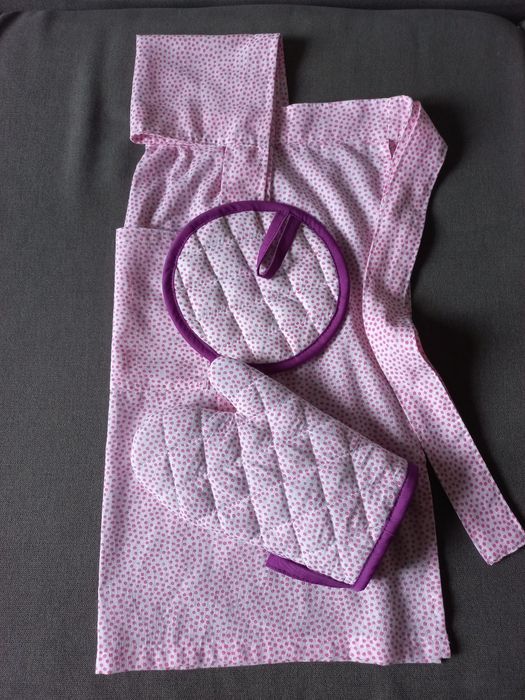 Фартух кухонний з прихваткою