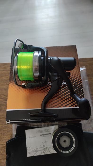 Продам новую карповую катушку TICA Carp Mentor с запасной шпулей