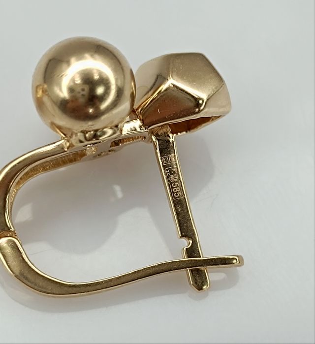 Золотые серьги 585 прибы