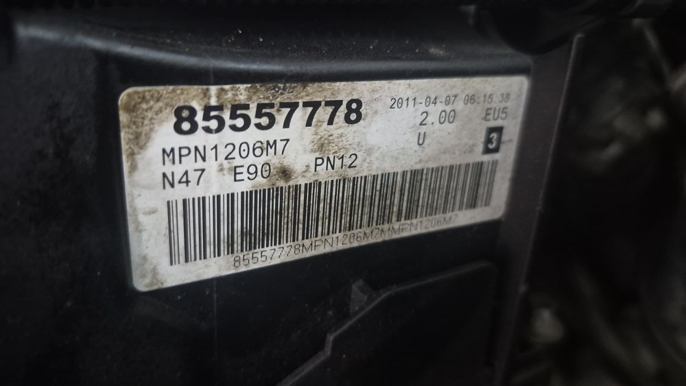 Мотор двигун двигатель N47D20C BMW 2.0 TDI 16V бмв 3 x3 f25 5 f10 f18