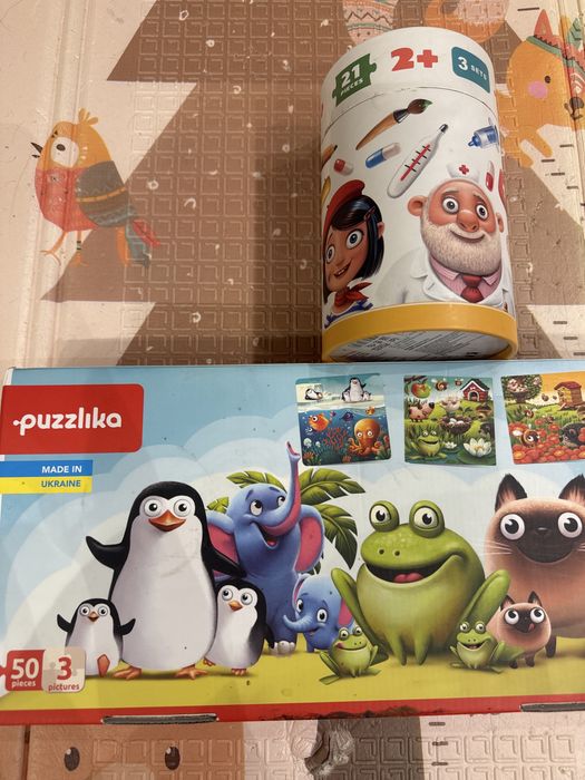 Пазли 2-5 років Висока якість
