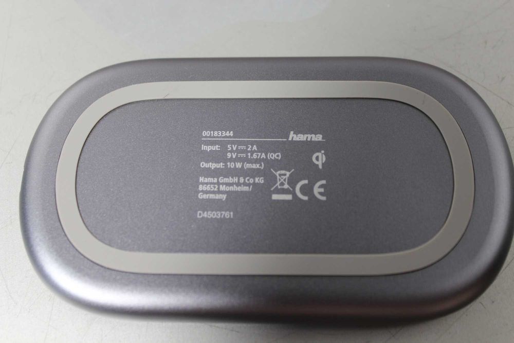 Бездротова зарядка для смартфонів HAMA 5V 2A Беспроводное зарядное